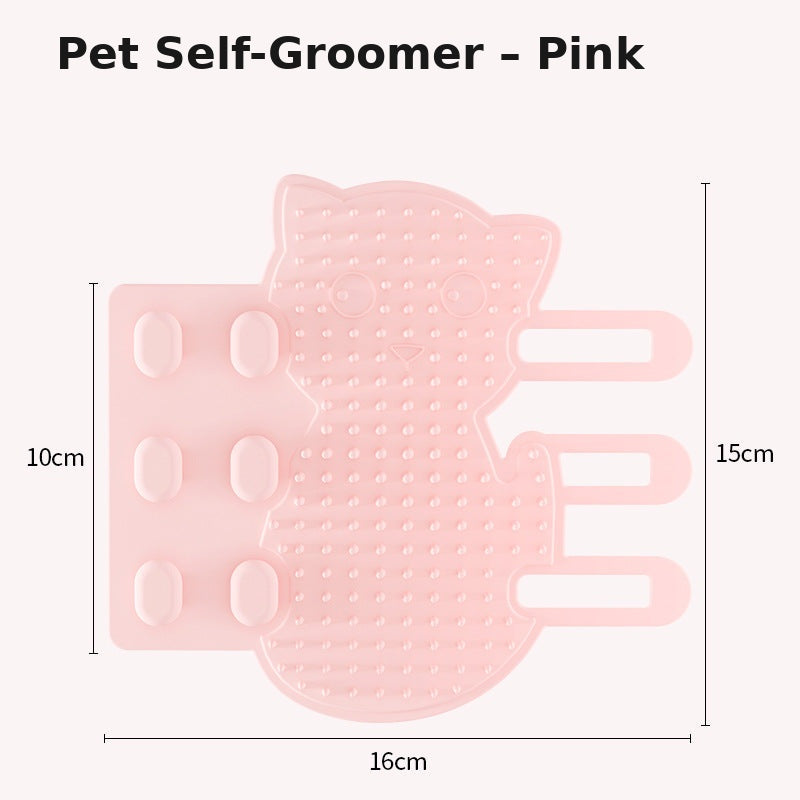 Silicone Cat Scratching Board for Wall Corners, Silicone Self-Entertainment Grooming Tool, Cat Face Scratcher Toy, Pet Supplies