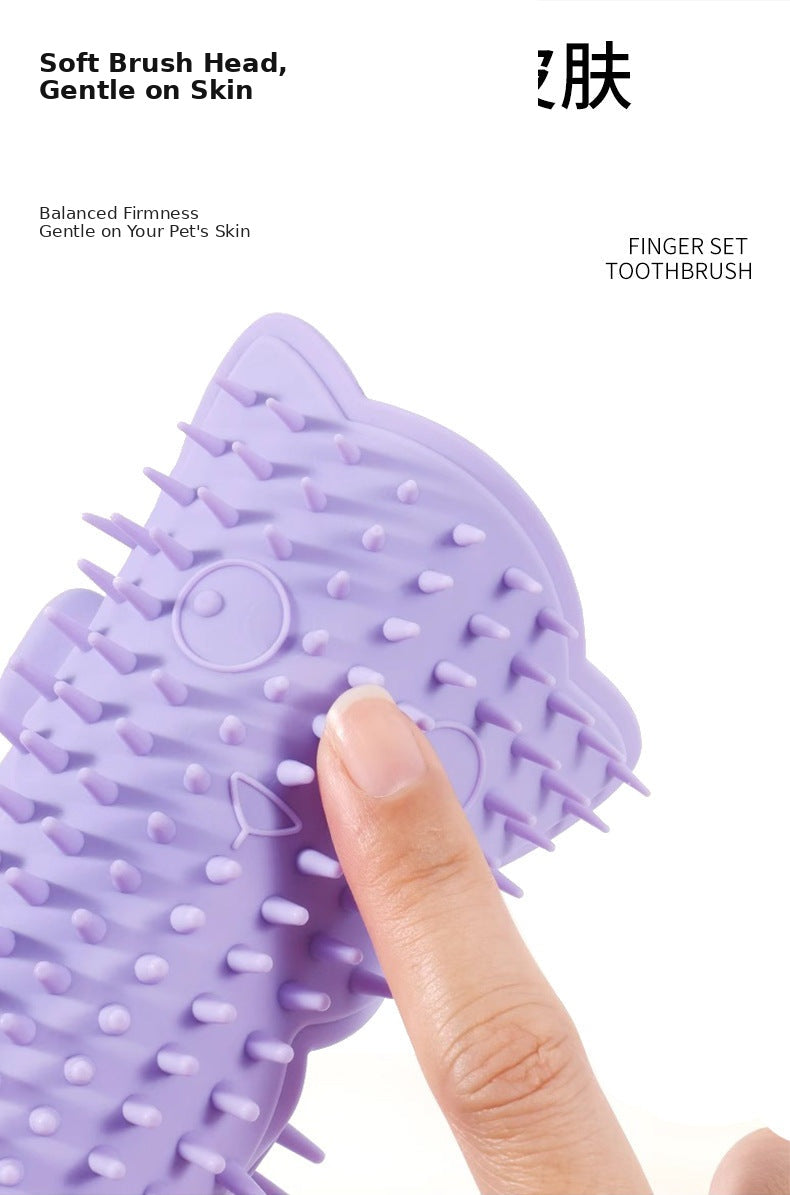 Silicone Cat Scratching Board for Wall Corners, Silicone Self-Entertainment Grooming Tool, Cat Face Scratcher Toy, Pet Supplies
