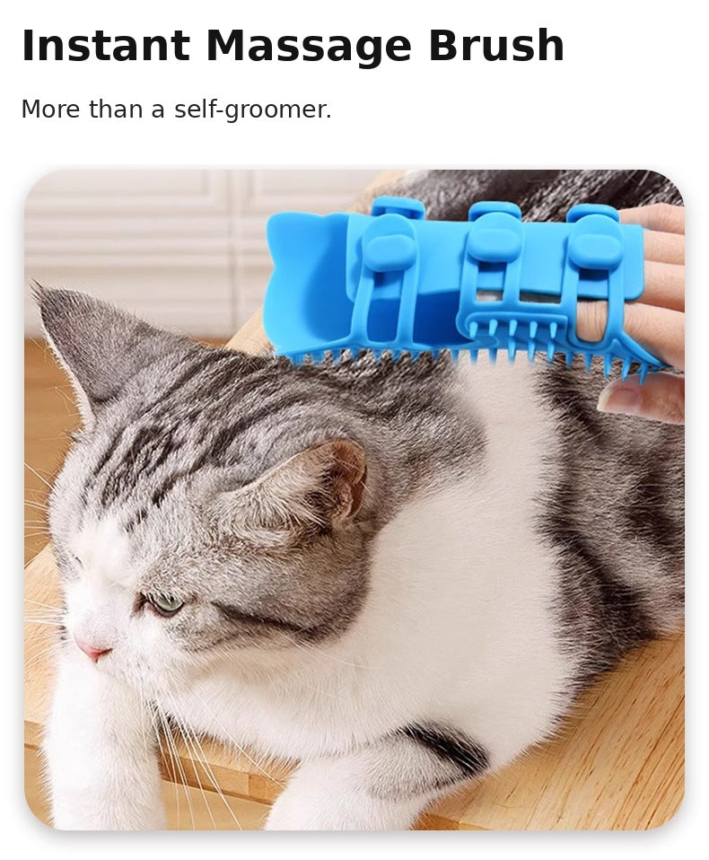 Silicone Cat Scratching Board for Wall Corners, Silicone Self-Entertainment Grooming Tool, Cat Face Scratcher Toy, Pet Supplies