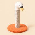 Corrugated paper cat scratching board, cat toy, durable and non-shedding, flamingo cat scratching post, claw sharpening tool, self-entertaining cat toy